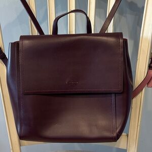 kate spade Somerville Road Megyn Leather Backpack - Deep Plum